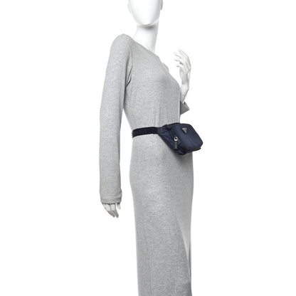 Prada Re-Nylon Saffiano Belt Bag Navy 2 of 10