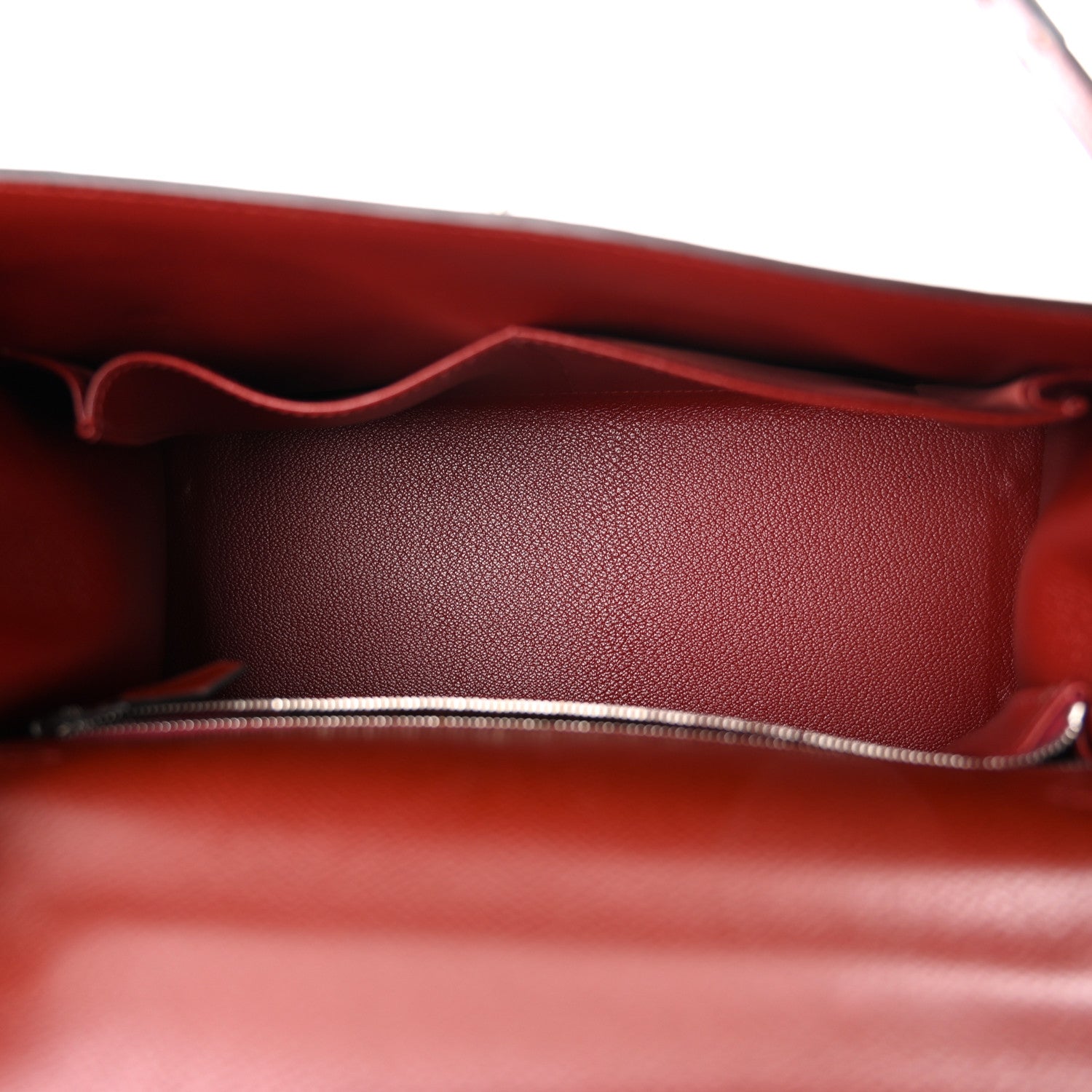 Hermes Epsom Kelly Sellier 28 Rouge H 5 of 11