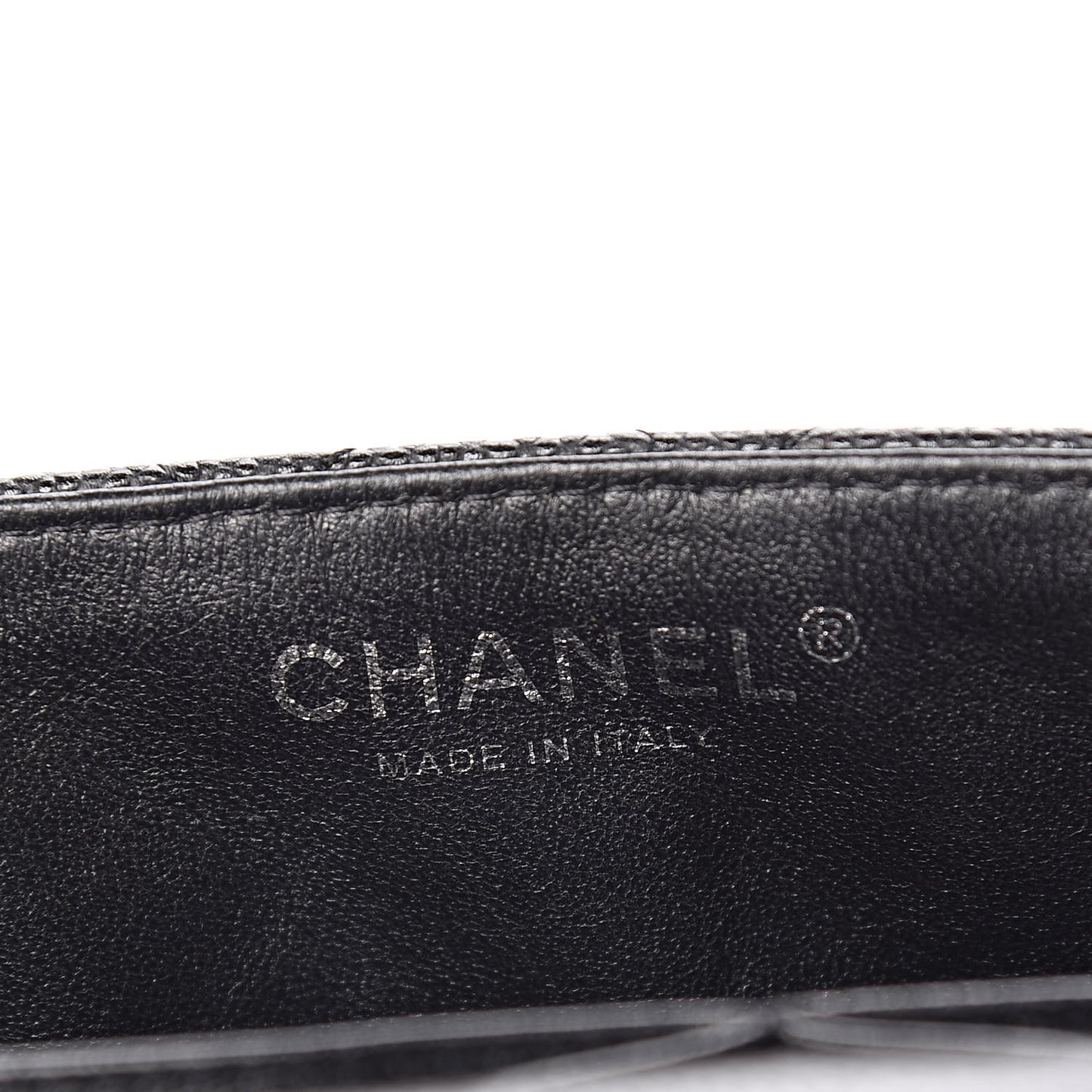 Caviar Quilted East West Flap Black