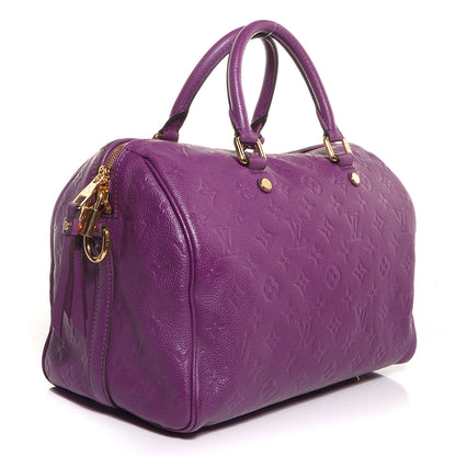 Louis Vuitton Empreinte Speedy Bandouliere 30 Amethyste 3 of 7