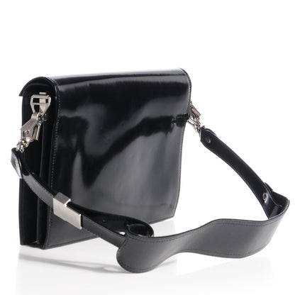 Proenza Schouler Calfskin Medium Journal Shoulder Bag Black 4 of 11