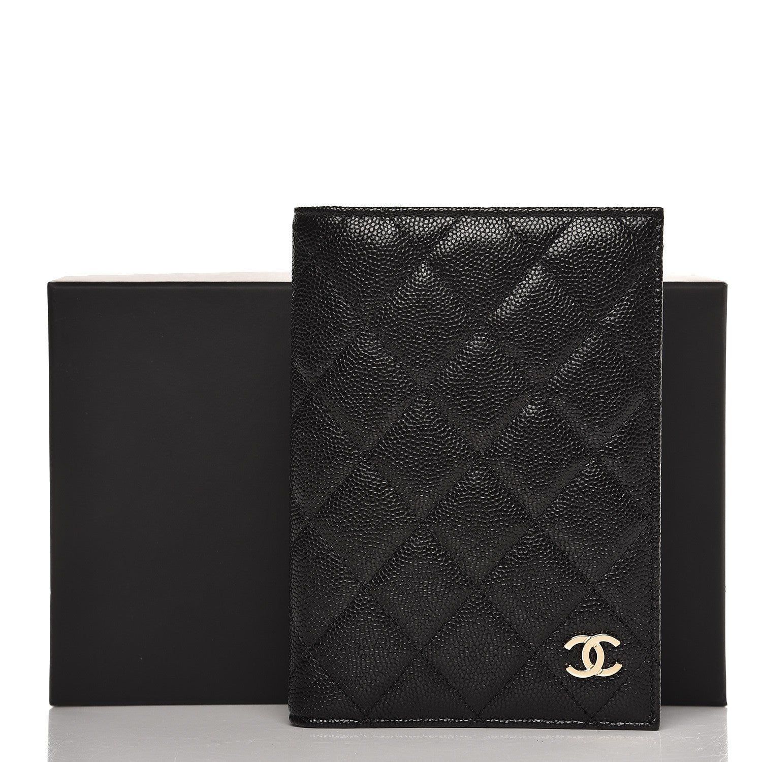 Chanel Caviar Quilted Passport Holder Black 8 of 8