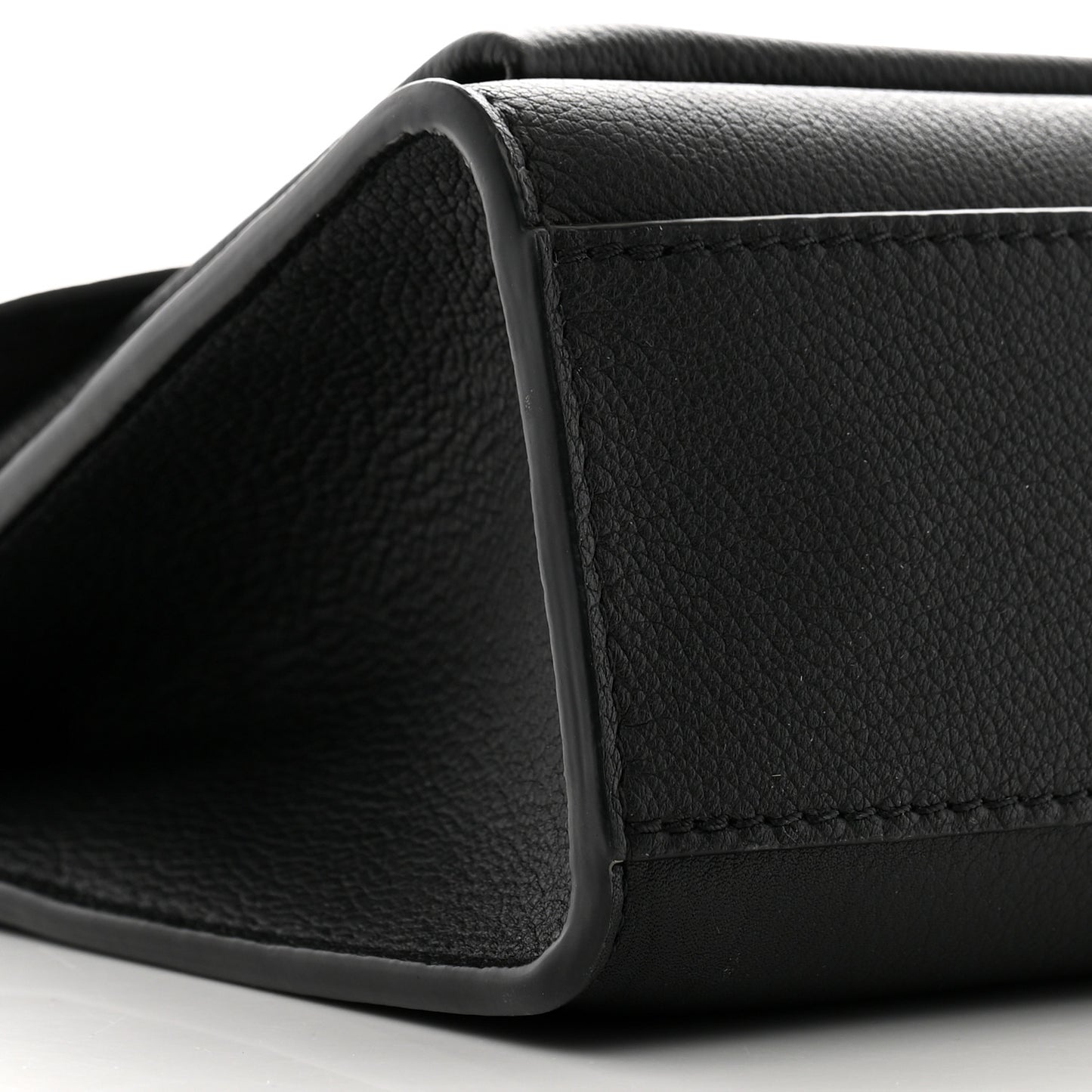 Soft Calfskin My Lockme Chain Bag BB Black