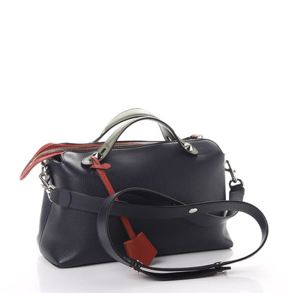 Fendi Vitello Dolce 4 Color Medium By The Way Boston Bag Blue Notte Multicolor 3 of 11