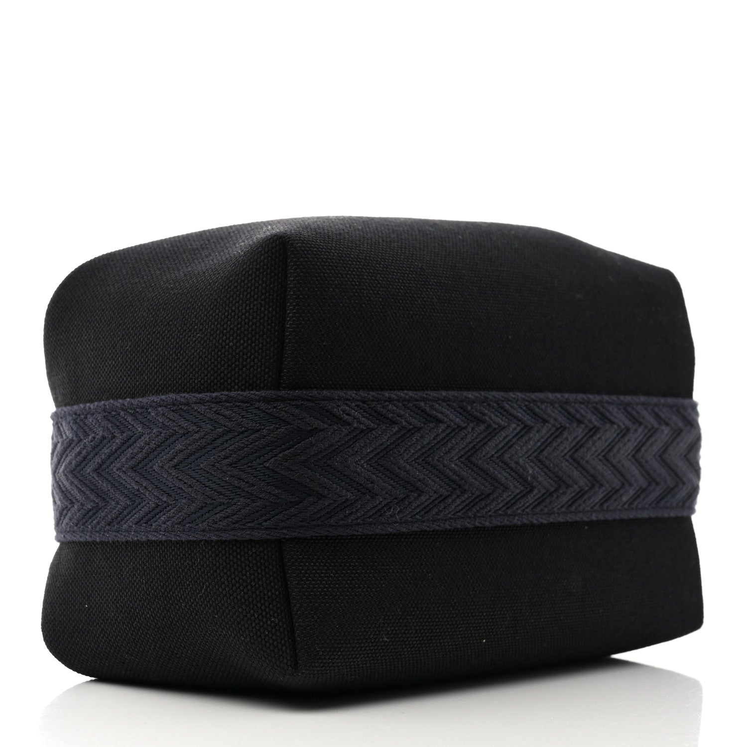 Hermes Canvas Small Bride-A-Brac Pouch Black Bleu Nuit 4 of 6