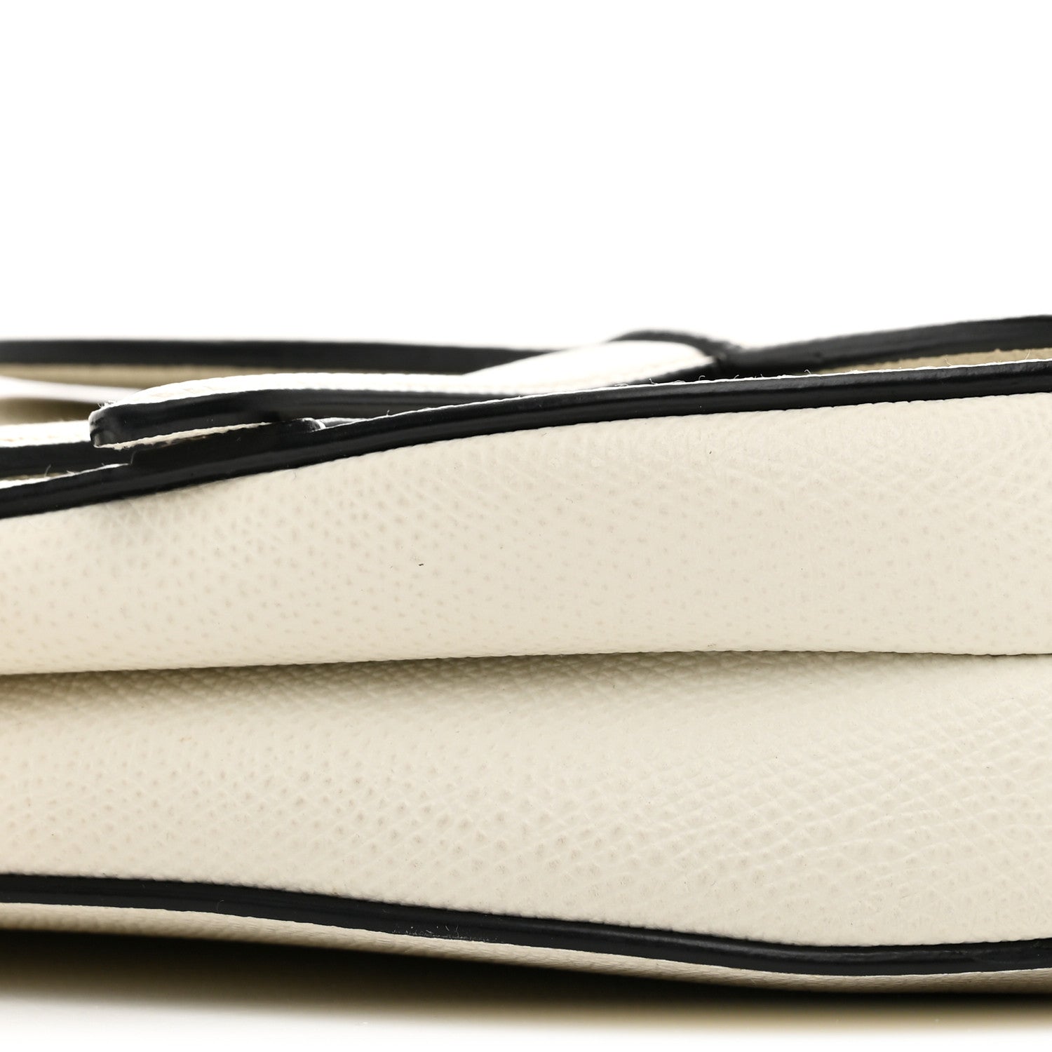 Christian Dior Grained Calfskin Mini Saddle Bag White 10 of 10