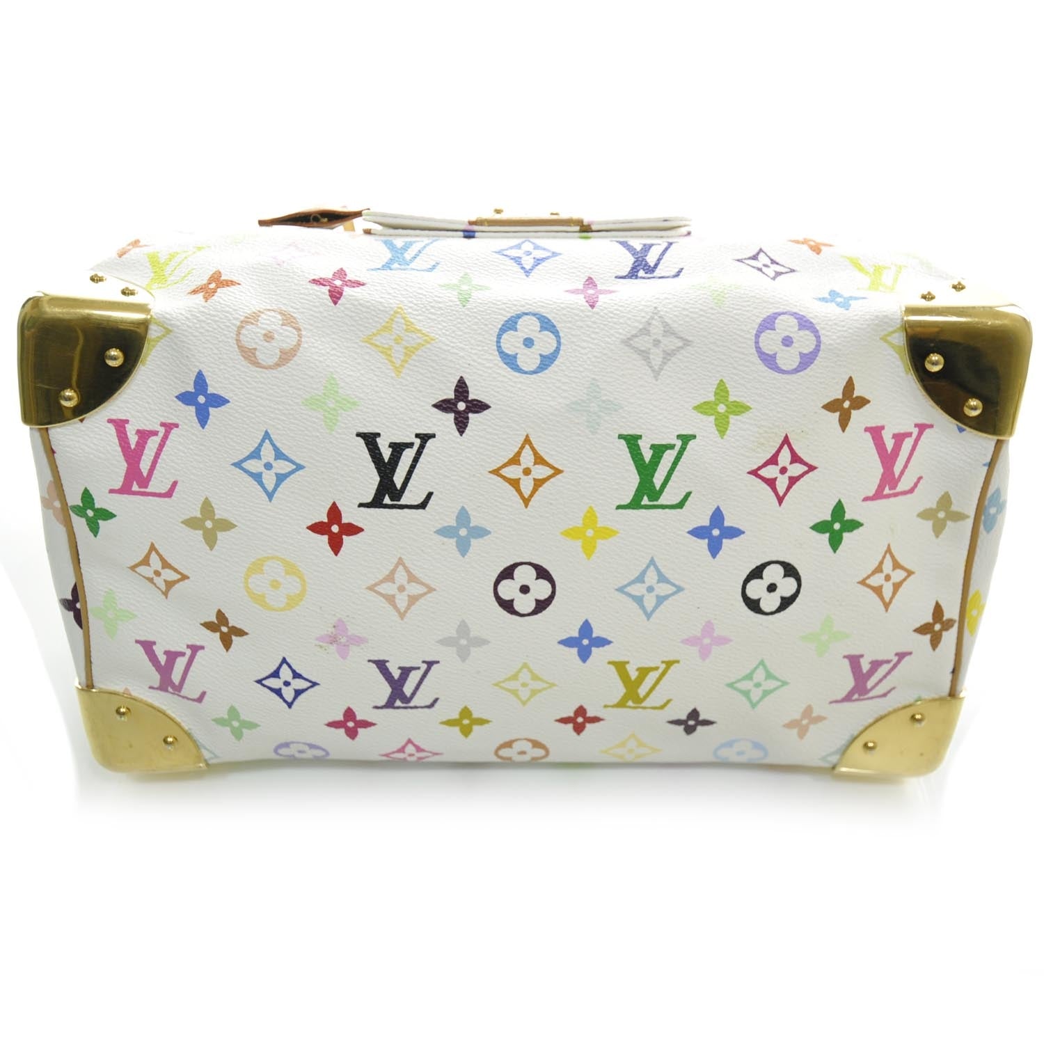 Louis Vuitton Monogram Multicolor Speedy 30 White 4 of 10
