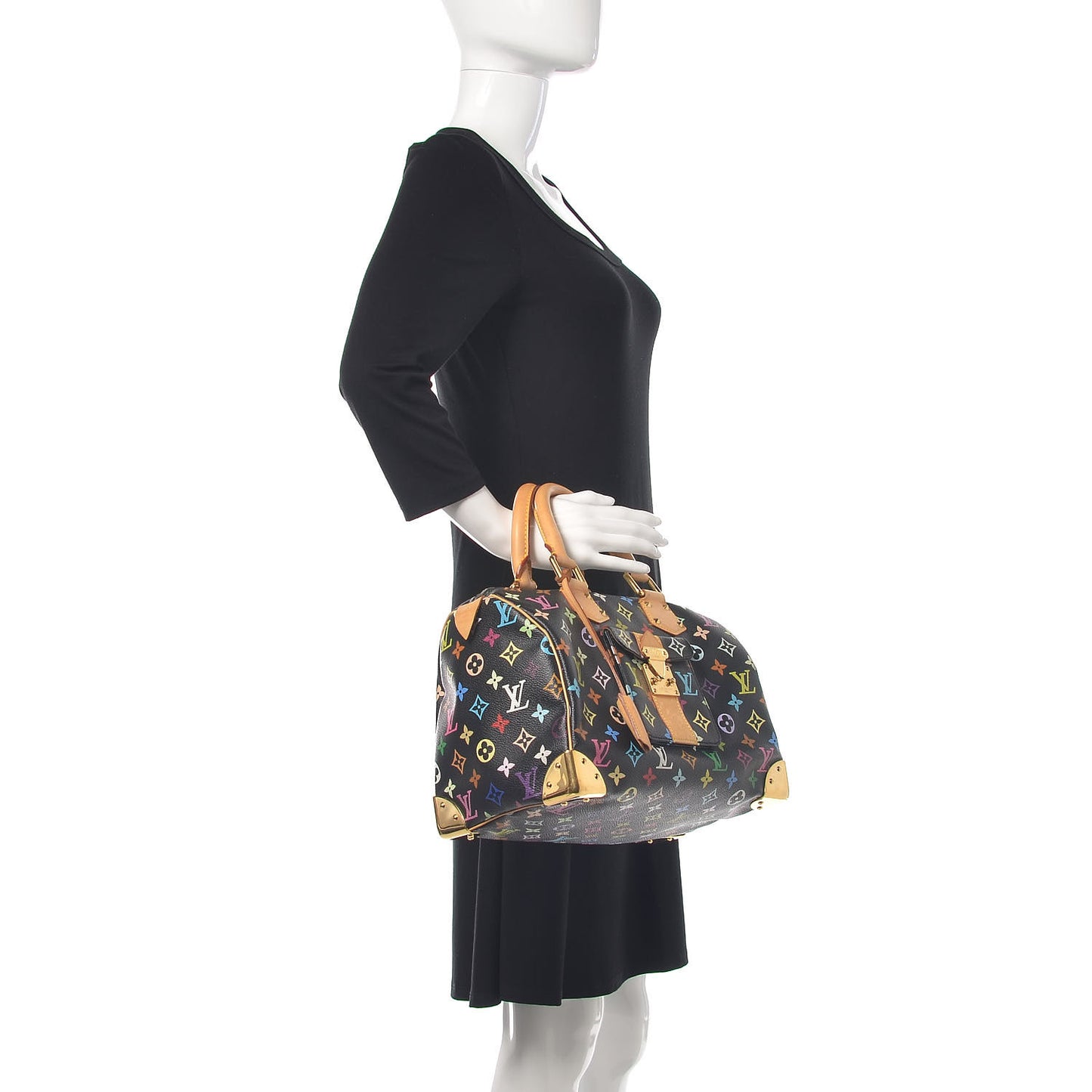 Monogram Multicolor Speedy 30 Black