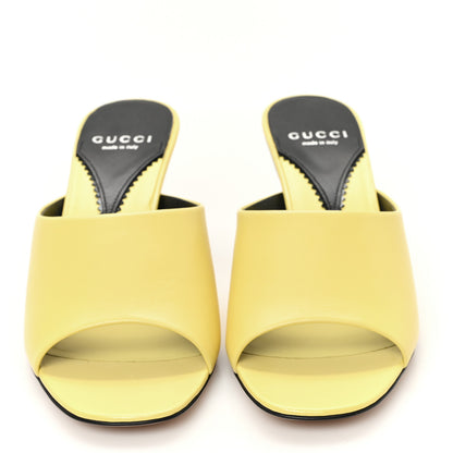 Gucci Malaga Kid Interlocking G Sandals 38 Banana 3 of 10