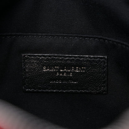 Saint Laurent Calfskin Matelasse Monogram Lou Camera Bag Rouge Eros 6 of 9