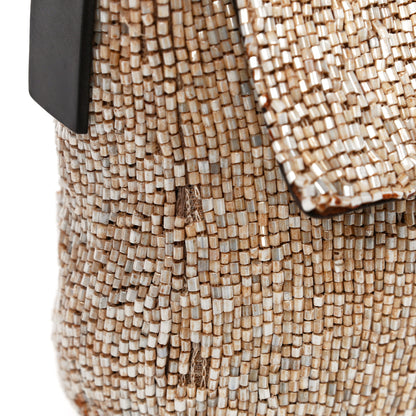 Fendi Beaded Baguette Beige 13 of 17