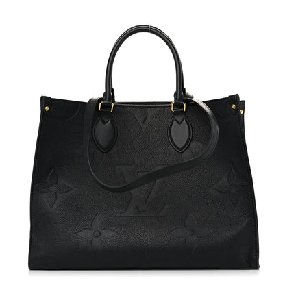 Louis Vuitton Empreinte Monogram Giant OnTheGo MM Black 1 of 12