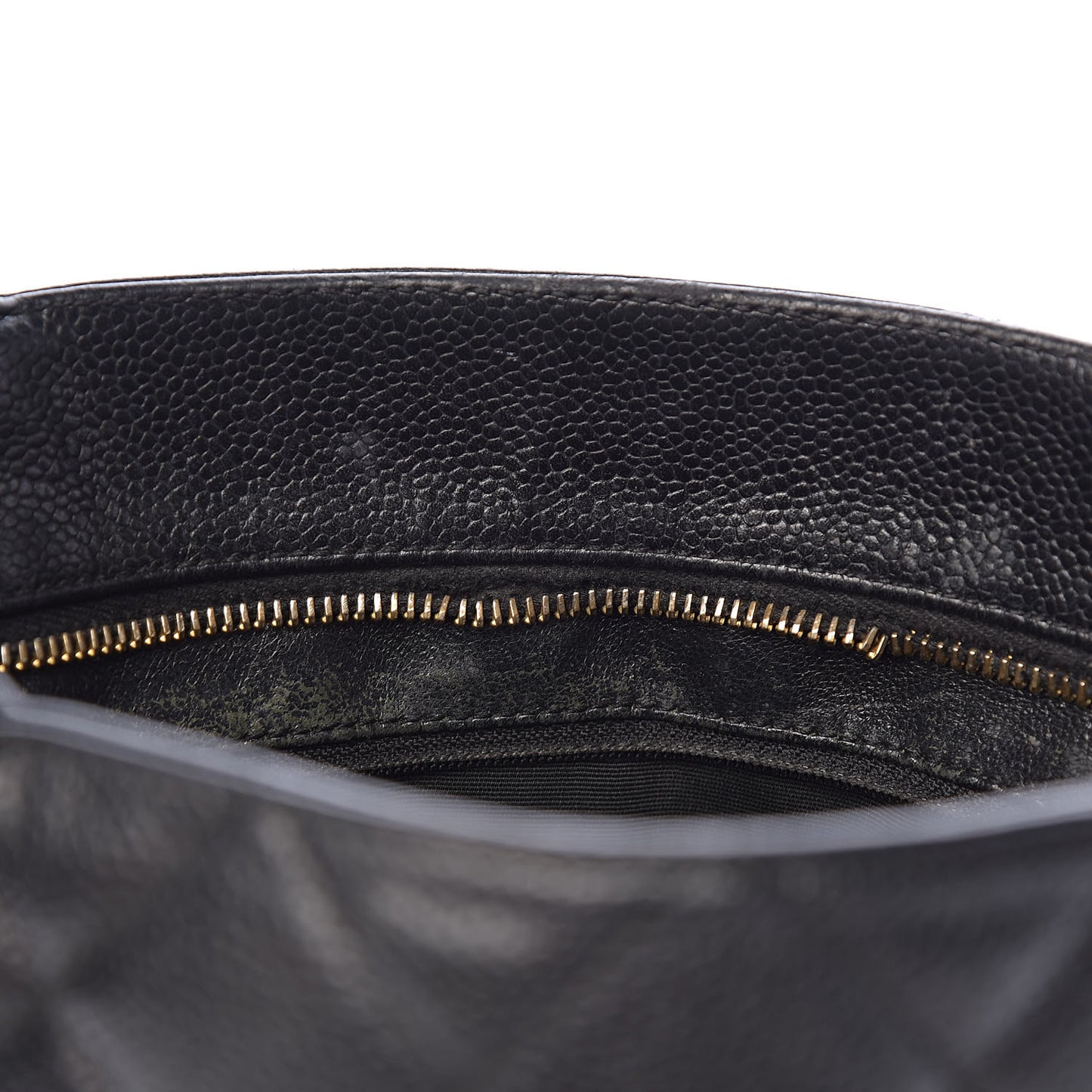 Caviar Quilted Medallion Tote Black