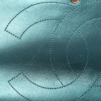 Chanel Metallic Calfskin Quilted 2.55 Reissue 227 Flap Turquoise 8 of 17
