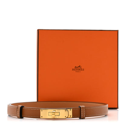 Hermes Epsom Kelly Belt Gold 7 of 7