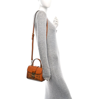 MCM Visetos Small Tracy Shoulder Bag Cognac 2 of 12
