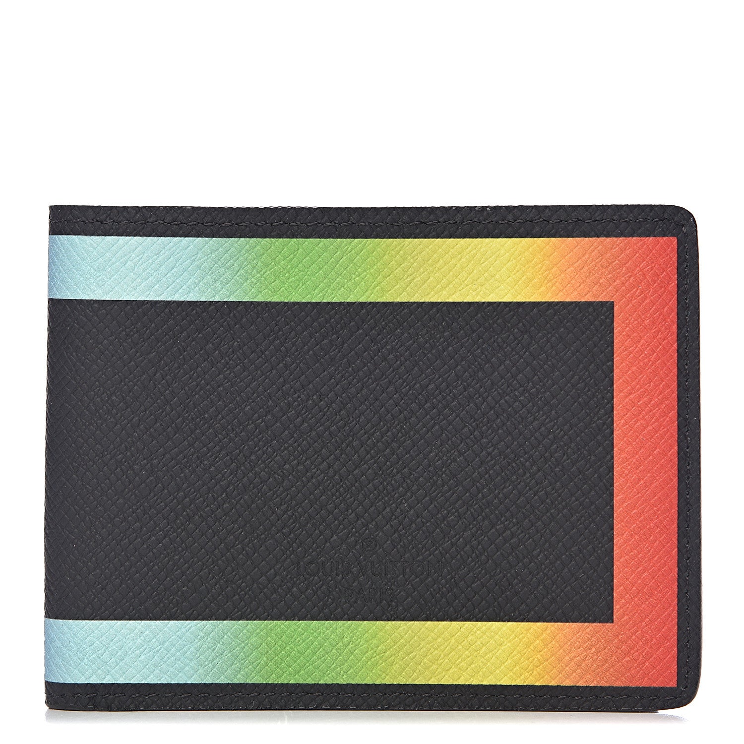 Louis Vuitton Taiga Rainbow Slender Wallet Black 1 of 7
