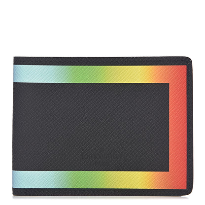 Louis Vuitton Taiga Rainbow Slender Wallet Black 1 of 7