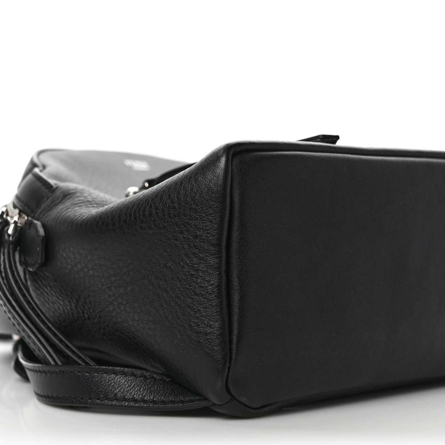 Vitello Dolce Crystal Croc Tail Mini Backpack Black