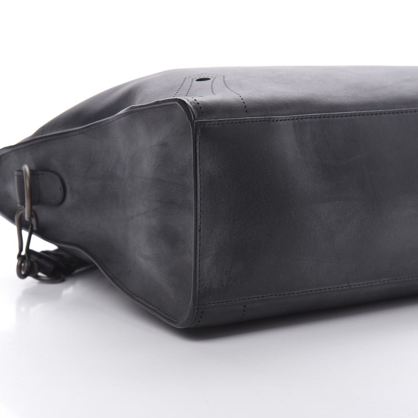 Veau Soyeux Perforated Blackout Hardware City Black