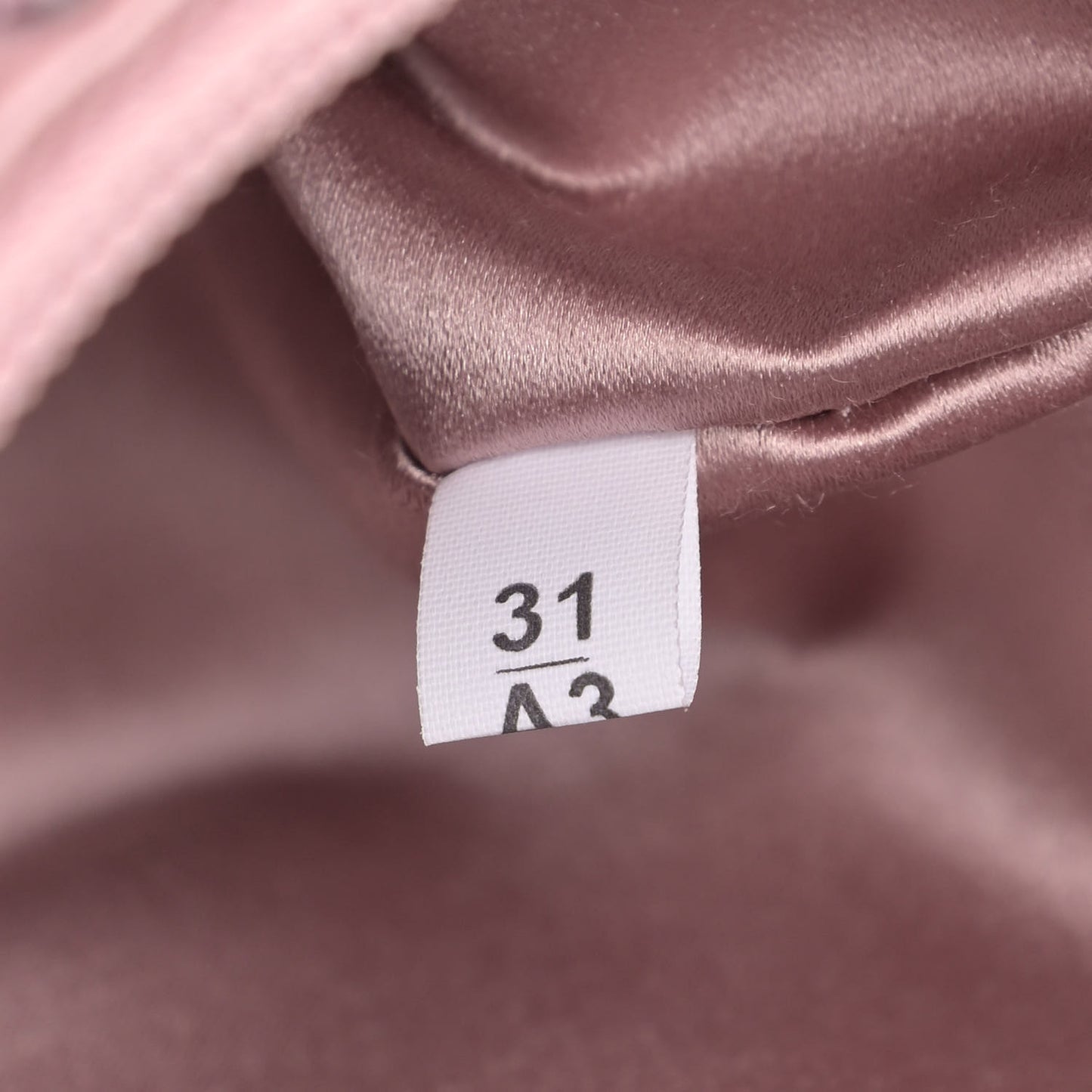 Satin Crystal Mini Re-Edition 2000 Bag Alabastro