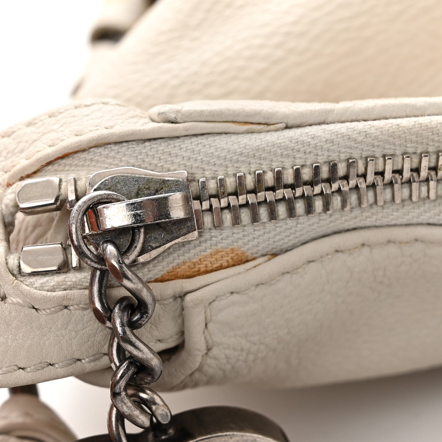Chanel Calfskin Modern Chain Hobo White 11 of 12