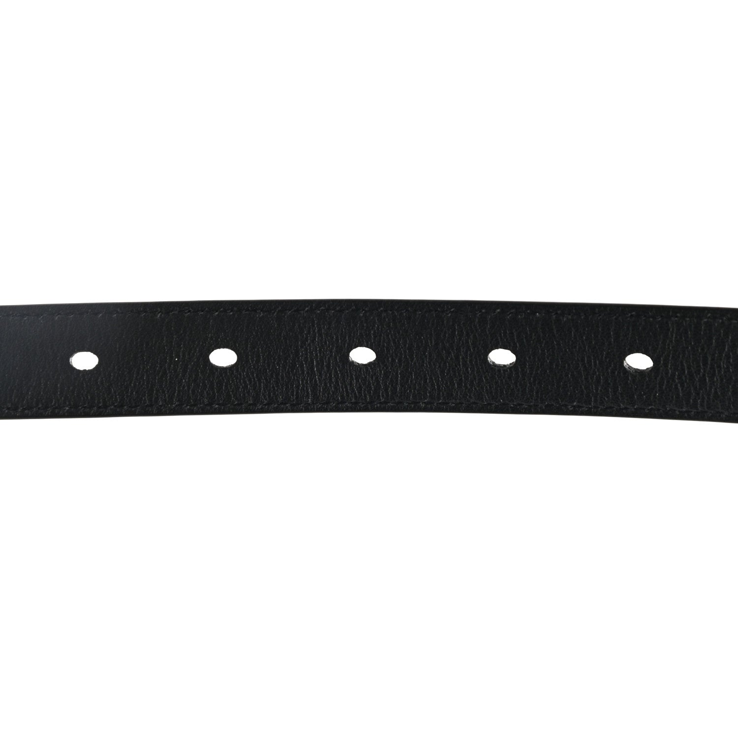 Saint Laurent Smooth Calfskin Monogram Square Buckle Belt 90 36 Black 4 of 7