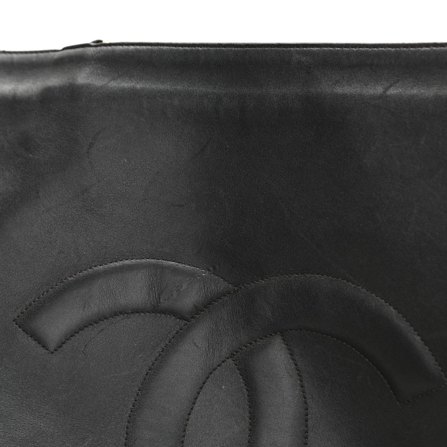 Chanel Calfskin CC Tote Black 13 of 15