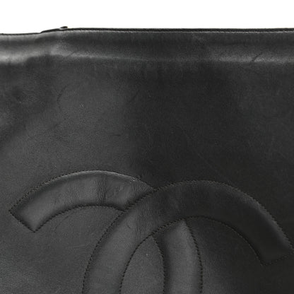 Chanel Calfskin CC Tote Black 13 of 15