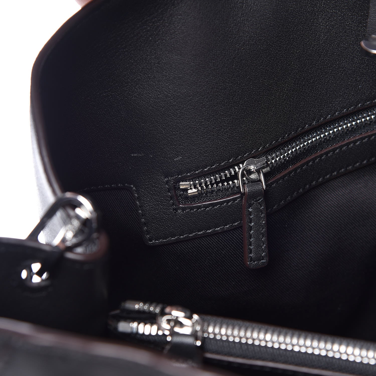 MCM Calfskin Ottomar Monogram Large Essential Tote Black 10 of 13
