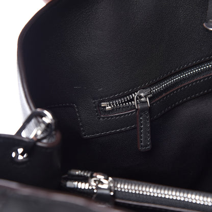 MCM Calfskin Ottomar Monogram Large Essential Tote Black 10 of 13