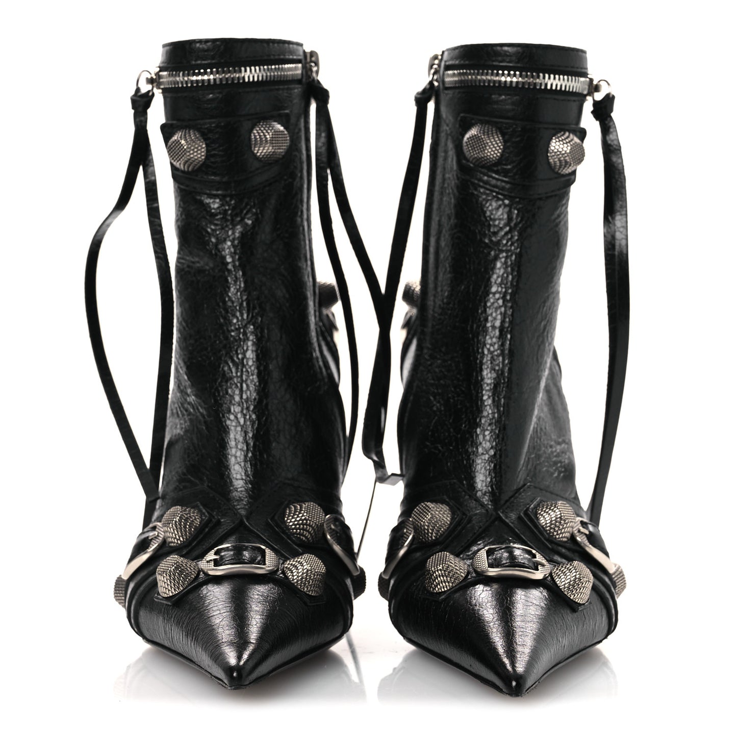 Agneau Arena Cagole 90mm Ankle Boots 36 Black