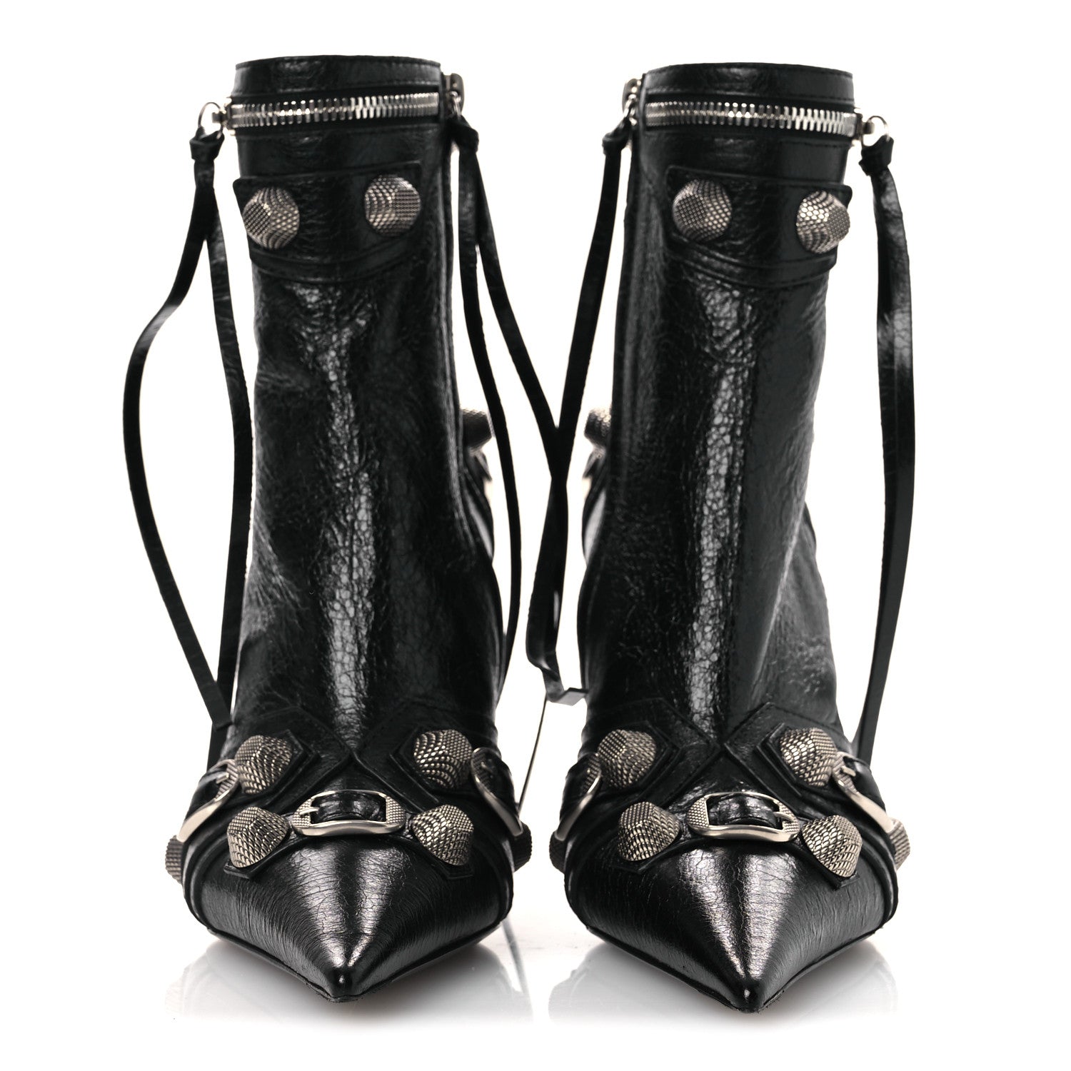 Balenciaga Agneau Arena Cagole 90mm Ankle Boots 36 Black 3 of 11