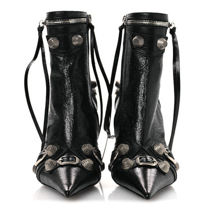 Balenciaga Agneau Arena Cagole 90mm Ankle Boots 36 Black 3 of 11
