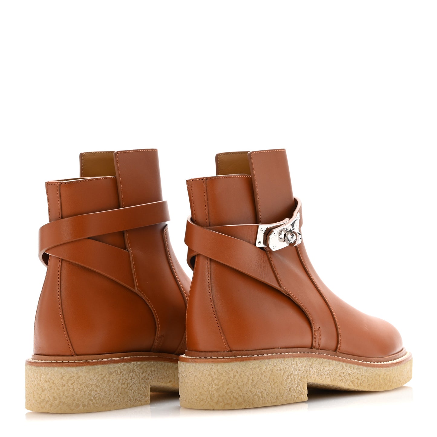 Heritage Calfskin History Ankle Boots 36 Naturel
