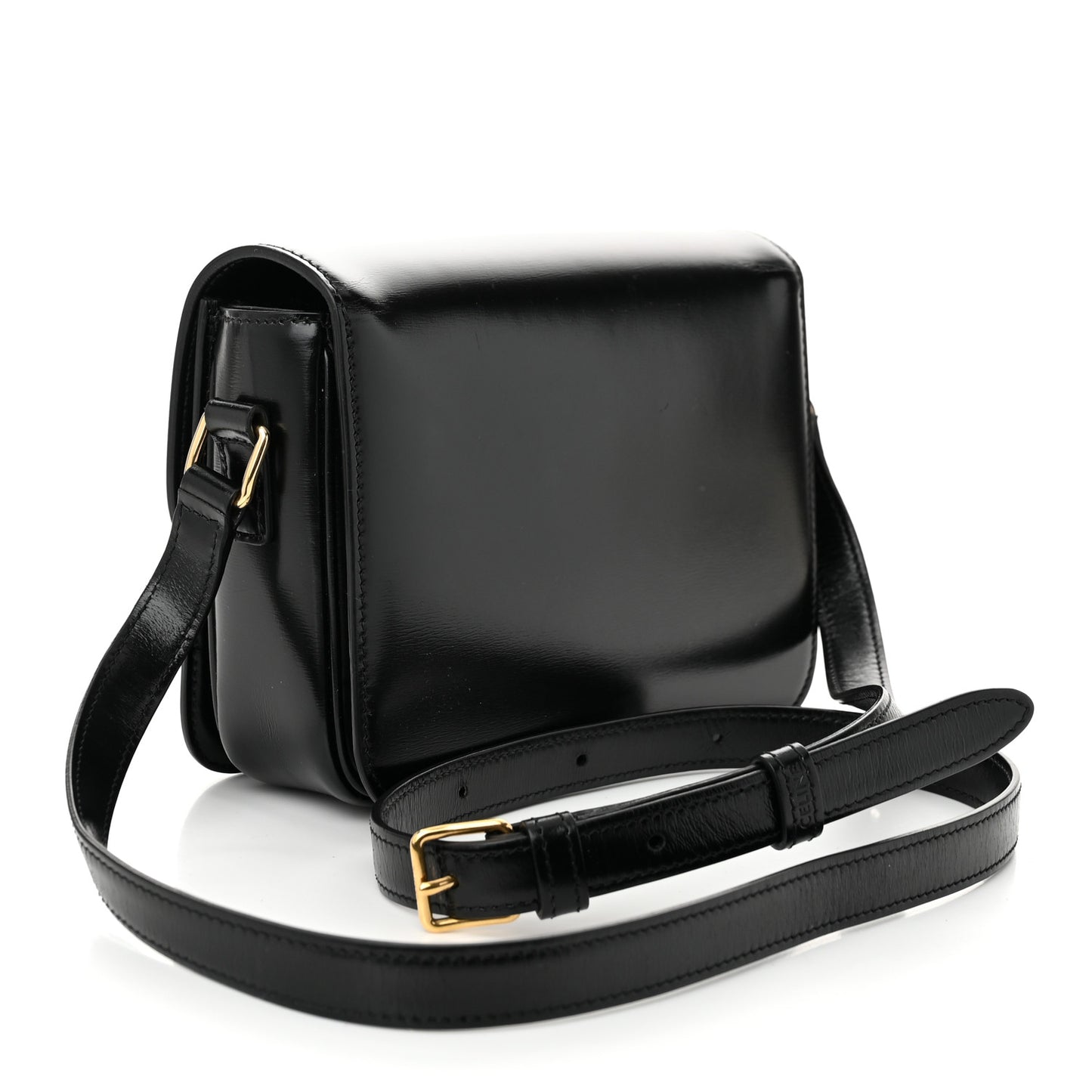 Shiny Calfskin Teen Triomphe Black