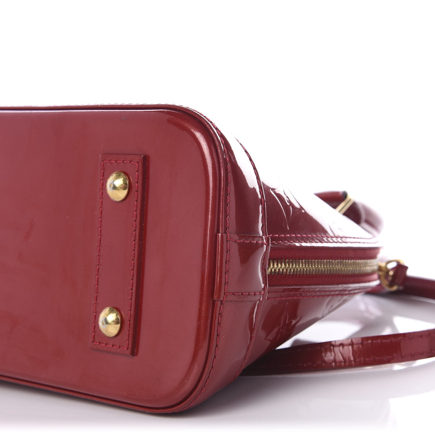 Louis Vuitton Vernis Alma BB Pomme D'Amour 7 of 8