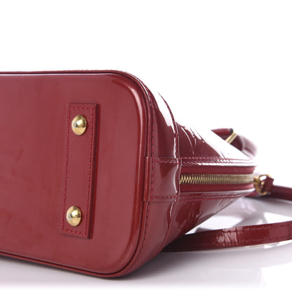 Louis Vuitton Vernis Alma BB Pomme D'Amour 7 of 8