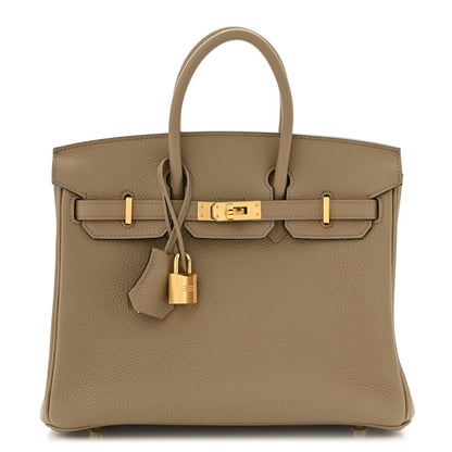 Hermes Togo Birkin 25 Beige Marfa 1 of 11