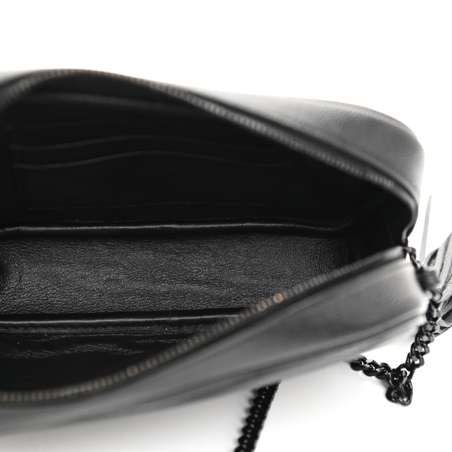 Grain De Poudre Matelasse Monogram Mini Lou Camera Bag Black