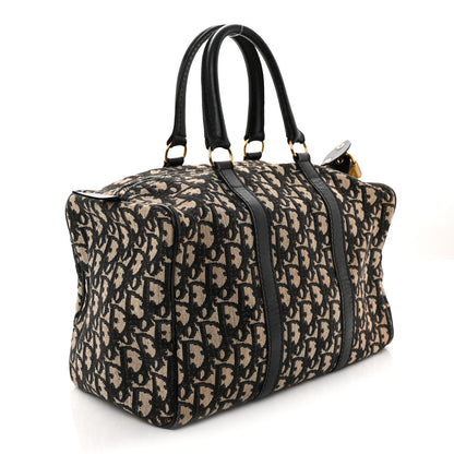 Christian Dior Monogram Boston Navy Blue 3 of 14