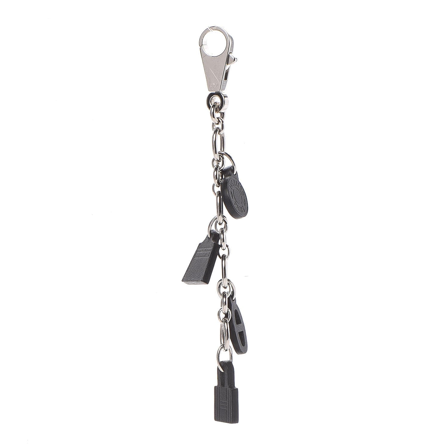 Hermes Barenia Breloque Olga Amulette Bag Charm Black 1 of 3