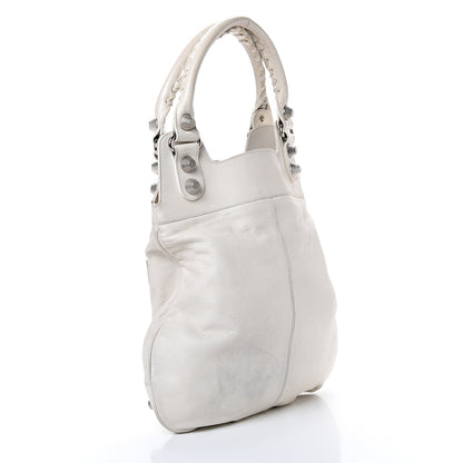 Balenciaga Agneau Giant 21 Silver Hardware Slim Hobo 2 of 18