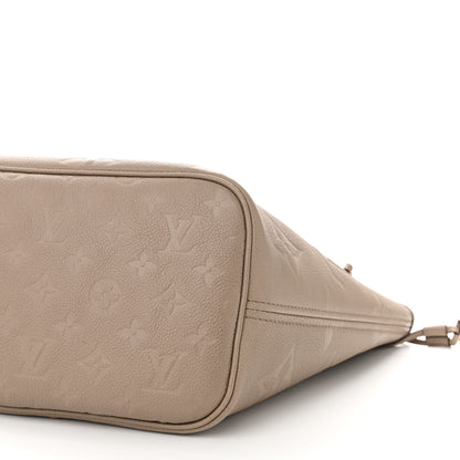 Louis Vuitton Empreinte Monogram Giant Neverfull MM Tourterelle 10 of 12