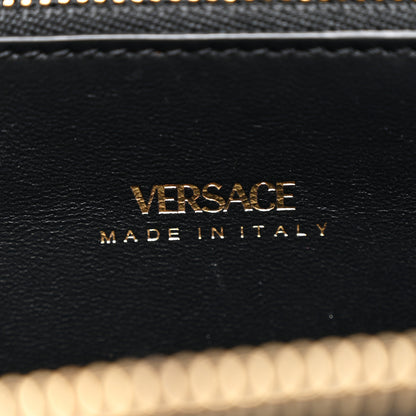 Versace Calfskin Medusa Zip Wallet Black 6 of 8