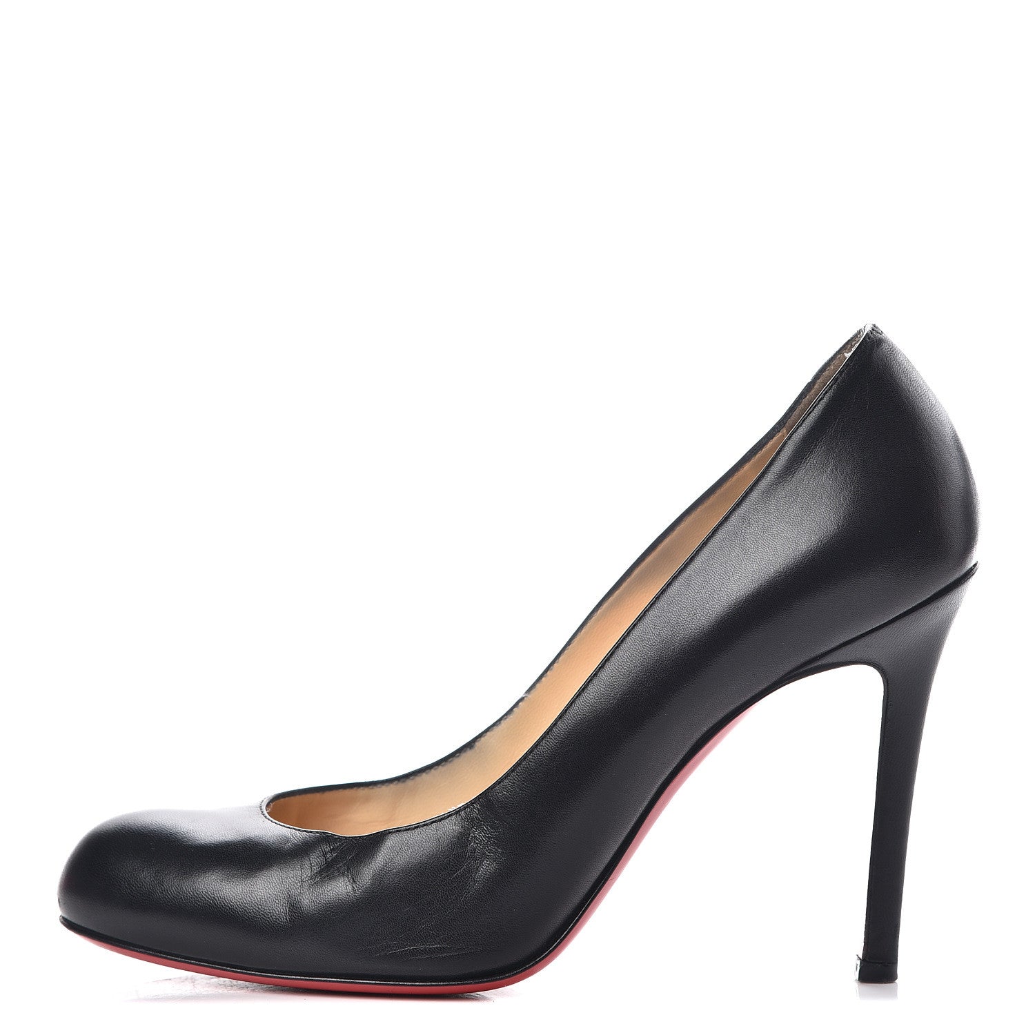 Christian Louboutin Kid Simple 100 Pumps 37 Black 1 of 18