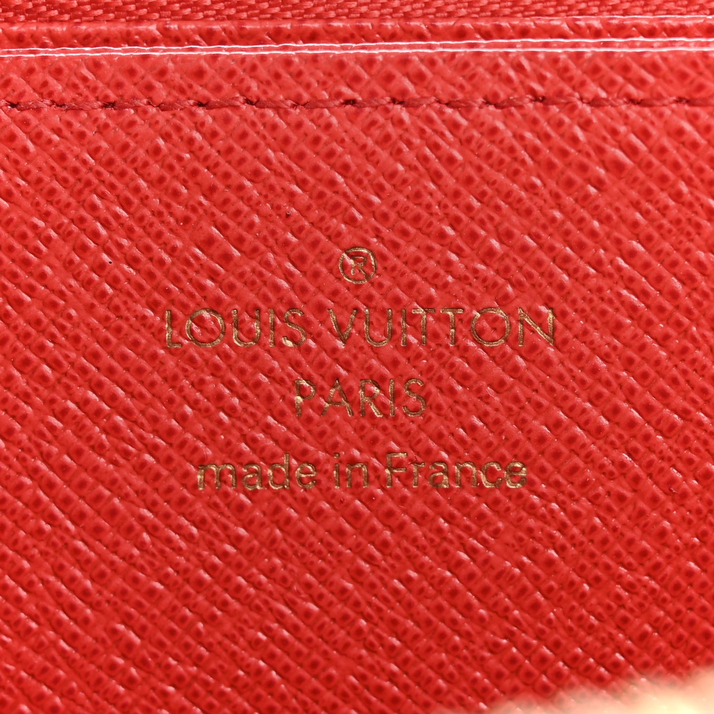 Monogram Zippy Wallet Coquelicot