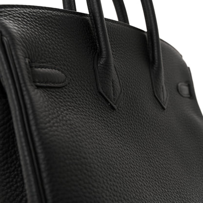 Hermes Togo Birkin 25 Black 11 of 13