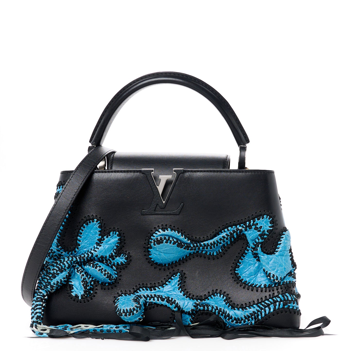 Calfskin Lambskin Artycapucines Nicholas Hlobo PM Black