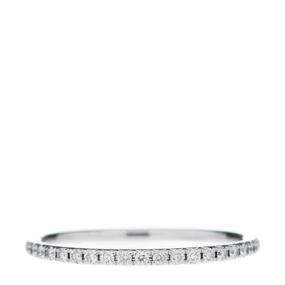 Tiffany 18K White Gold Diamond Metro Ring 52 6 3 of 6